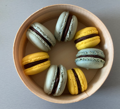 Macaron Ganache Chocolat artisanal Angoulême – intense et fondant, pâtisserie Villejoubert Charente