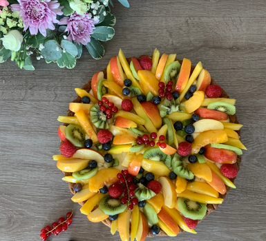 Tarte aux Fruits artisanale Angoulême – fruits frais de saison, pâtisserie Villejoubert Charente